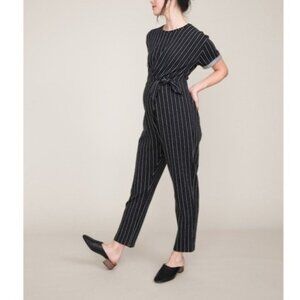 Hatch Black Voyage Stripe Lolo Jumper Jumpsuit in Hatch Size 1